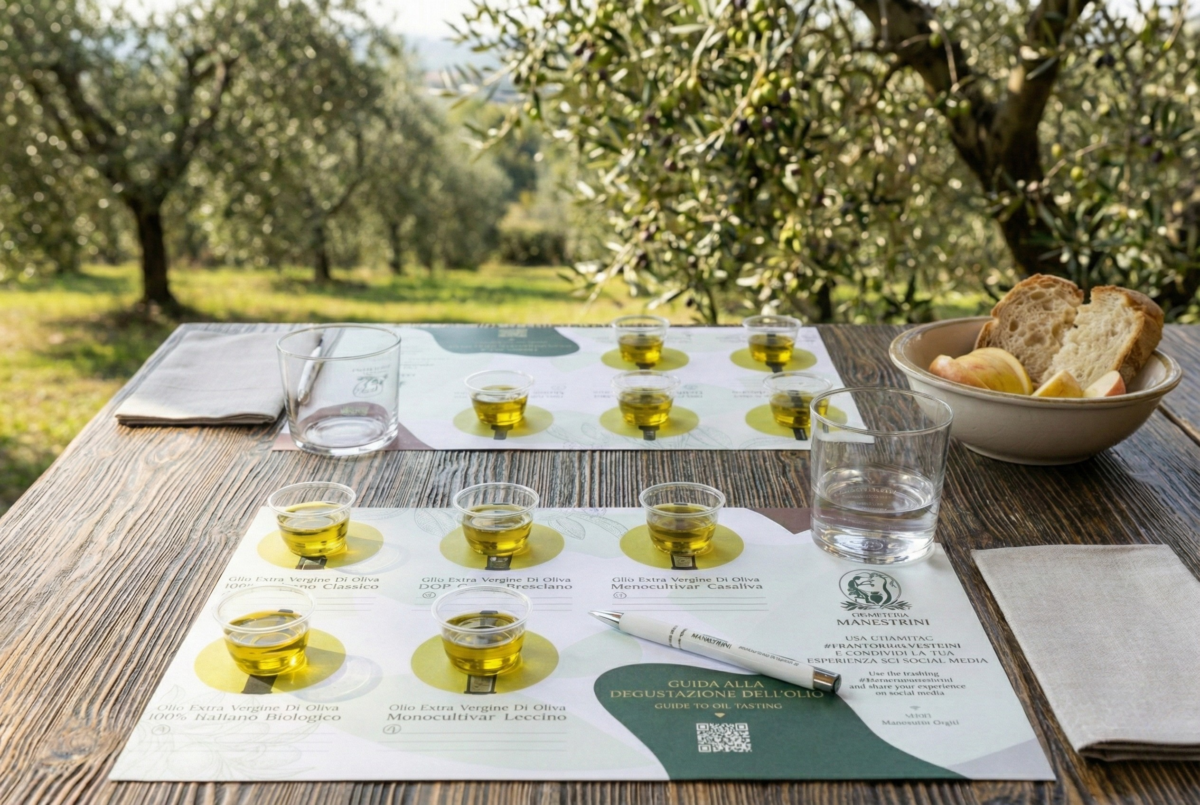 degustazione olio evo manestrini
